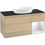 Tvättställsskåp Villeroy & Boch Finion med 3 Lådor Hylla och Bänkskiva för Fristående Tvättställ från Artis & Collaro