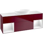 Tvättställsskåp Villeroy & Boch Finion med Två Hyllor och Bänkskiva för Fristående Tvättställ från Artis & Collaro