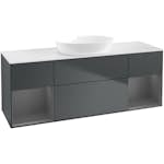 Tvättställsskåp Villeroy & Boch Finion med Två Hyllor och Bänkskiva för Fristående Tvättställ från Artis & Collaro