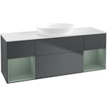 Tvättställsskåp Villeroy & Boch Finion med Två Hyllor och Bänkskiva för Fristående Tvättställ från Artis & Collaro