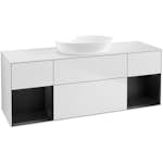 Tvättställsskåp Villeroy & Boch Finion med Två Hyllor och Bänkskiva för Fristående Tvättställ från Artis & Collaro