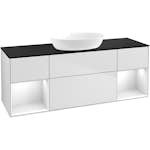 Tvättställsskåp Villeroy & Boch Finion med Två Hyllor och Bänkskiva för Fristående Tvättställ från Artis & Collaro