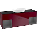 Tvättställsskåp Villeroy & Boch Finion med Två Hyllor och Bänkskiva för Fristående Tvättställ från Artis & Collaro