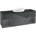 Tvättställsskåp Villeroy & Boch Finion med Två Hyllor och Bänkskiva för Fristående Tvättställ från Artis & Collaro