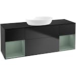 Tvättställsskåp Villeroy & Boch Finion med Två Hyllor och Bänkskiva för Fristående Tvättställ från Artis & Collaro