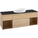 Tvättställsskåp Villeroy & Boch Finion med Två Hyllor och Bänkskiva för Fristående Tvättställ från Artis & Collaro