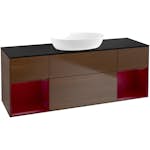 Tvättställsskåp Villeroy & Boch Finion med Två Hyllor och Bänkskiva för Fristående Tvättställ från Artis & Collaro