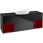 Tvättställsskåp Villeroy & Boch Finion med Två Hyllor och Bänkskiva för Fristående Tvättställ från Artis & Collaro