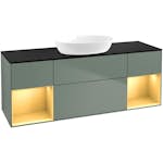 Tvättställsskåp Villeroy & Boch Finion med Två Hyllor och Bänkskiva för Fristående Tvättställ från Artis & Collaro
