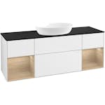 Tvättställsskåp Villeroy & Boch Finion med Två Hyllor och Bänkskiva för Fristående Tvättställ från Artis & Collaro