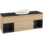 Tvättställsskåp Villeroy & Boch Finion med Två Hyllor och Bänkskiva för Fristående Tvättställ från Artis & Collaro