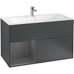 Tvättställsskåp Villeroy & Boch Finion med 2 Lådor och Hylla för Inbyggt Tvättställ