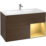 Tvättställsskåp Villeroy & Boch Finion med 2 Lådor och Hylla för Inbyggt Tvättställ