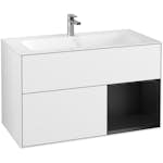 Tvättställsskåp Villeroy & Boch Finion med 2 Lådor och Hylla för Inbyggt Tvättställ