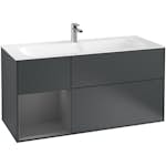 Tvättställsskåp Villeroy & Boch Finion med 3 Lådor och Hylla för Inbyggt Tvättställ