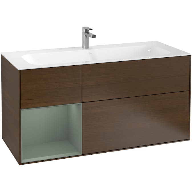 Tvättställsskåp Villeroy & Boch Finion med 3 Lådor och Hylla för Inbyggt Tvättställ