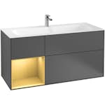 Tvättställsskåp Villeroy & Boch Finion med 3 Lådor och Hylla för Inbyggt Tvättställ