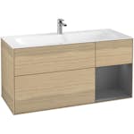 Tvättställsskåp Villeroy & Boch Finion med 3 Lådor och Hylla för Inbyggt Tvättställ