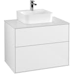 Tvättställsskåp Villeroy & Boch Finion med 2 Lådor och Bänkskiva för Kompakt Tvättställ
