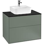 Tvättställsskåp Villeroy & Boch Finion med 2 Lådor och Bänkskiva för Kompakt Tvättställ