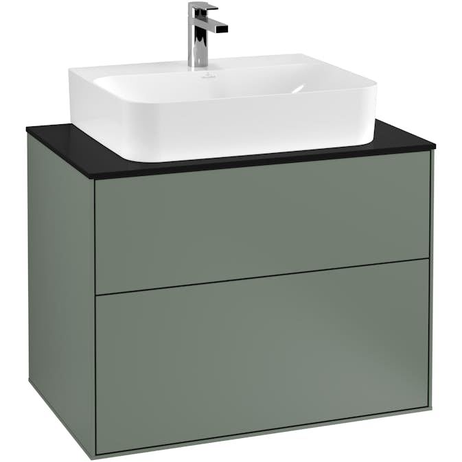 Tvättställsskåp Villeroy & Boch Finion med 2 Lådor och Bänkskiva för Centrerat Tvättställ