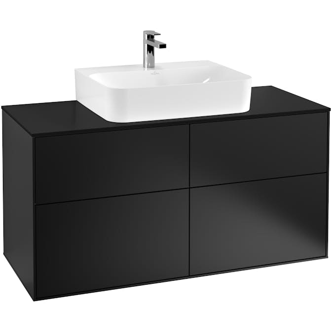 Tvättställsskåp Villeroy & Boch Finion med 4 Lådor och Bänkskiva för Centrerat Tvättställ
