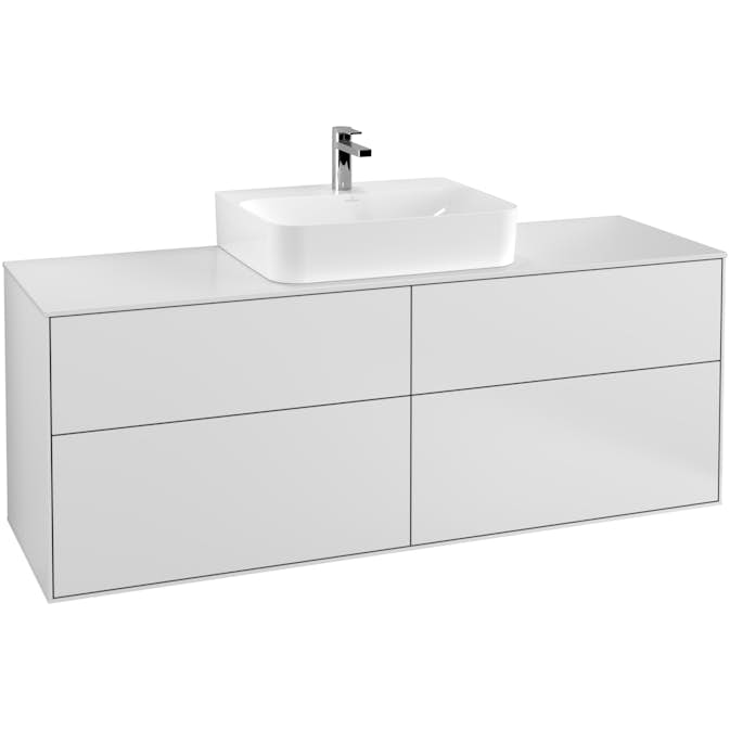 Tvättställsskåp Villeroy & Boch Finion med 4 Lådor och Bänkskiva för Centrerat Tvättställ