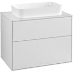 Tvättställsskåp Villeroy & Boch Finion med 2 Lådor och Bänkskiva för Fristående Tvättställ