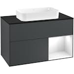 Tvättställsskåp Villeroy & Boch Finion med 2 Lådor Hylla och Bänkskiva för Fristående Tvättställ