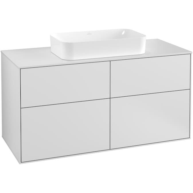 Tvättställsskåp Villeroy & Boch Finion med 4 Lådor och Bänkskiva för Fristående Tvättställ