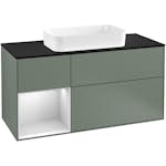 Tvättställsskåp Villeroy & Boch Finion med 3 Lådor Hylla och Bänkskiva för Fristående Tvättställ