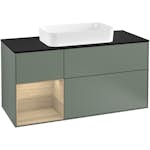 Tvättställsskåp Villeroy & Boch Finion med 3 Lådor Hylla och Bänkskiva för Fristående Tvättställ