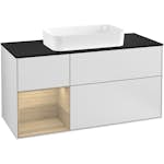 Tvättställsskåp Villeroy & Boch Finion med 3 Lådor Hylla och Bänkskiva för Fristående Tvättställ