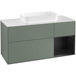 Tvättställsskåp Villeroy & Boch Finion med 3 Lådor Hylla och Bänkskiva för Fristående Tvättställ