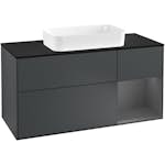 Tvättställsskåp Villeroy & Boch Finion med 3 Lådor Hylla och Bänkskiva för Fristående Tvättställ