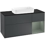 Tvättställsskåp Villeroy & Boch Finion med 3 Lådor Hylla och Bänkskiva för Fristående Tvättställ