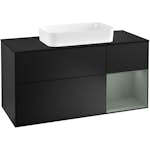 Tvättställsskåp Villeroy & Boch Finion med 3 Lådor Hylla och Bänkskiva för Fristående Tvättställ