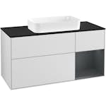 Tvättställsskåp Villeroy & Boch Finion med 3 Lådor Hylla och Bänkskiva för Fristående Tvättställ