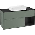 Tvättställsskåp Villeroy & Boch Finion med 3 Lådor Hylla och Bänkskiva för Fristående Tvättställ