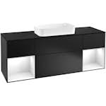 Tvättställsskåp Villeroy & Boch Finion med Två Hyllor och Bänkskiva för Fristående Tvättställ