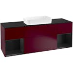 Tvättställsskåp Villeroy & Boch Finion med Två Hyllor och Bänkskiva för Fristående Tvättställ