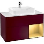 Tvättställsskåp Villeroy & Boch Finion med 2 Lådor Hylla och Bänkskiva för Ytmonterat Tvättställ