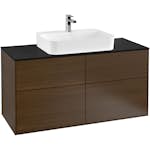 Tvättställsskåp Villeroy & Boch Finion med 4 Lådor och Bänkskiva för Ytmonterat Tvättställ