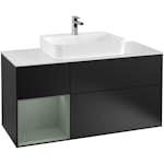 Tvättställsskåp Villeroy & Boch Finion med 3 Lådor Hylla och Bänkskiva för Ytmonterat Tvättställ