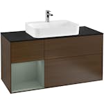 Tvättställsskåp Villeroy & Boch Finion med 3 Lådor Hylla och Bänkskiva för Ytmonterat Tvättställ