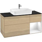 Tvättställsskåp Villeroy & Boch Finion med 3 Lådor Hylla och Bänkskiva för Ytmonterat Tvättställ