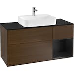 Tvättställsskåp Villeroy & Boch Finion med 3 Lådor Hylla och Bänkskiva för Ytmonterat Tvättställ