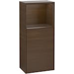 Väggskåp Villeroy & Boch Finion med 1 Dörr och Öppen Hylla Uppe 418 mm