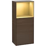 Väggskåp Villeroy & Boch Finion med 1 Dörr och Öppen Hylla Uppe 418 mm