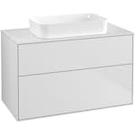 Tvättställsskåp Villeroy & Boch Finion med 2 Lådor och Bänkskiva för Fristående Tvättställ